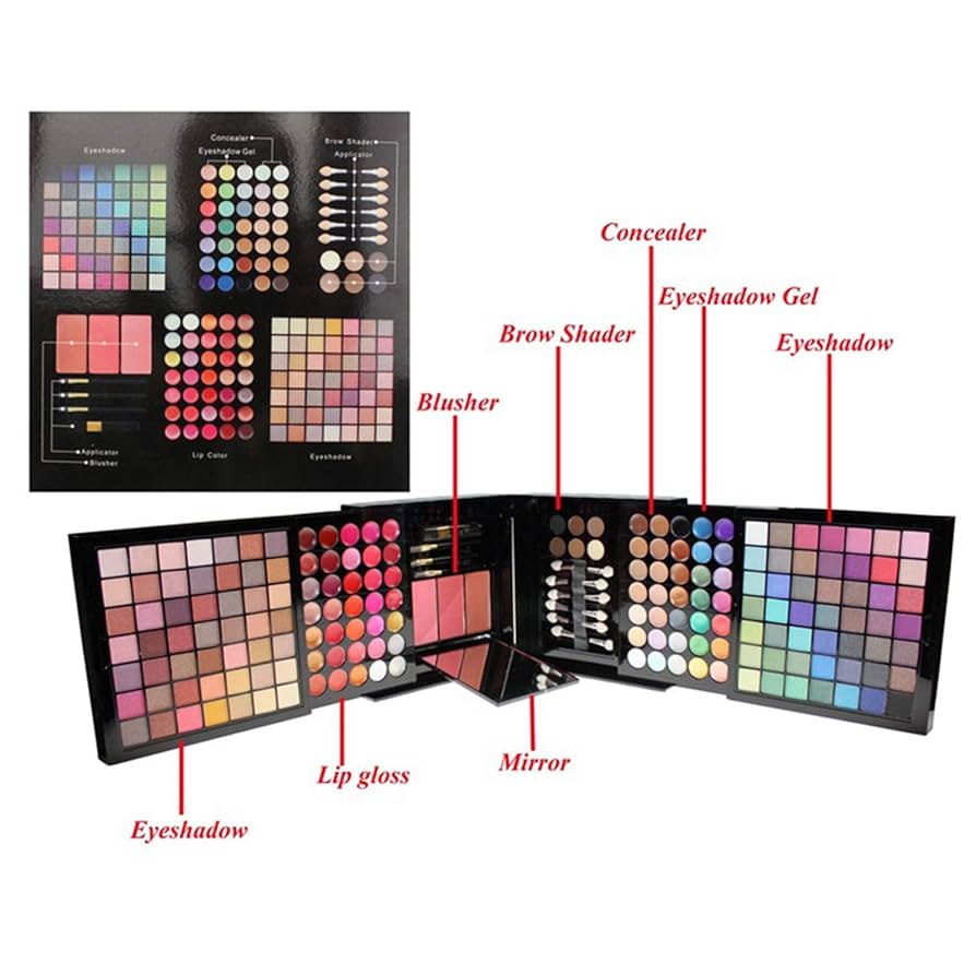 収納可能！177色 プロフェッショナルメイクアップセット プロ御用達 収納可能！177色 プロフェッショナルメイクアップセット プロ御用達